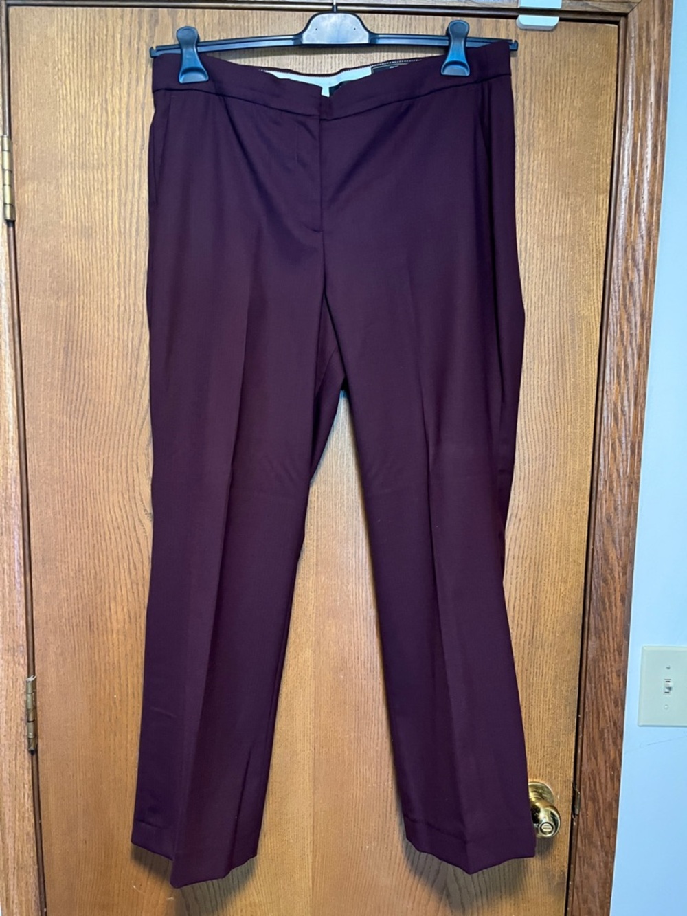 J. Crew Women's Wool Burgundy Suit - Picture 13 of 14
